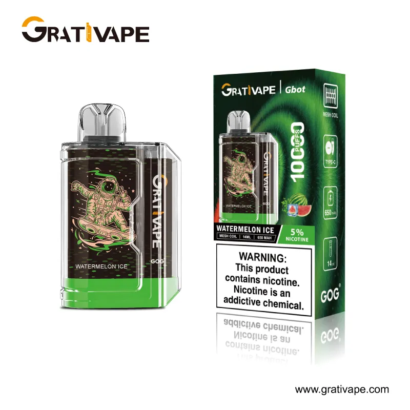 Discover the Grativape Gbot: The Ultimate 10,000 Puff Low Nicotine Rechargeable Disposable Vape for Wholesale Buyers 2 grativape999.en.made-in-china.com
